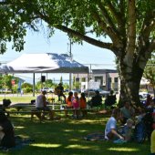 Musicians in the Park.