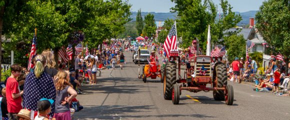4th of July parade on Pioneer Street.