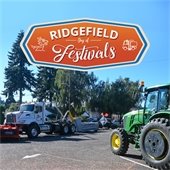 Dancers with 'Spring Festival' logo.