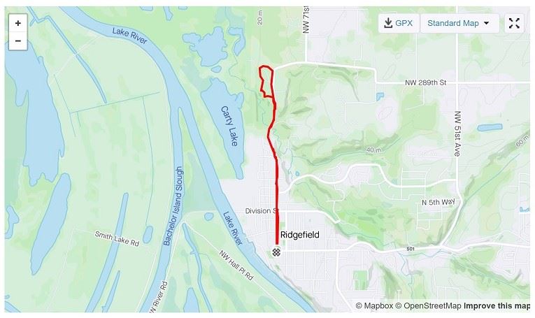 John Hudson Trail Map
